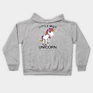 Little Miss Unicorn Kids Hoodie